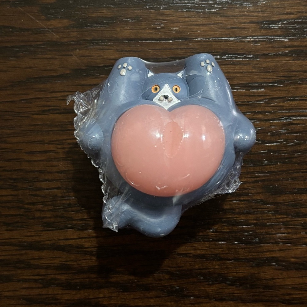 Mr. PP Squishy Bootie Paperweight - Blue Cat